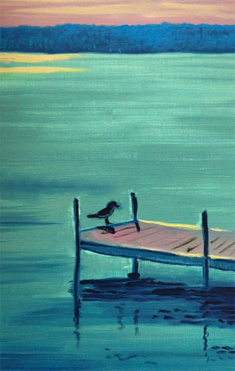 bird on the lake