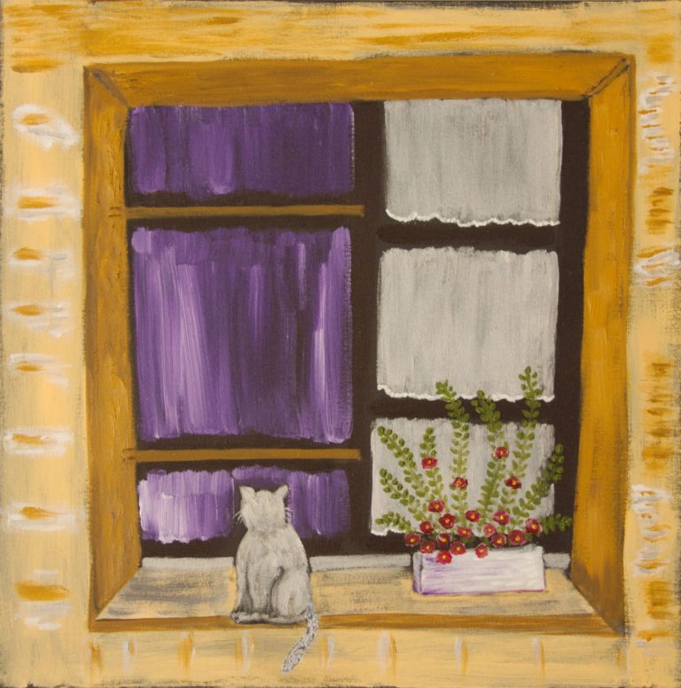 kitty in purple haze