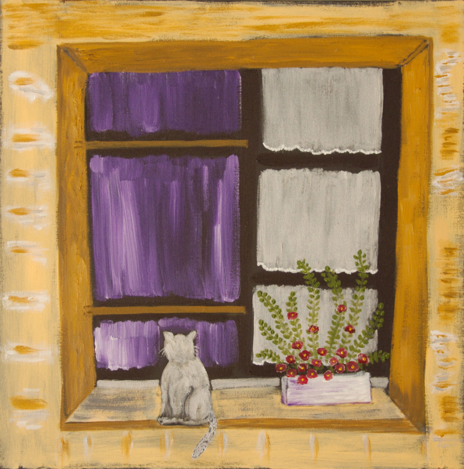 kitty in purple haze